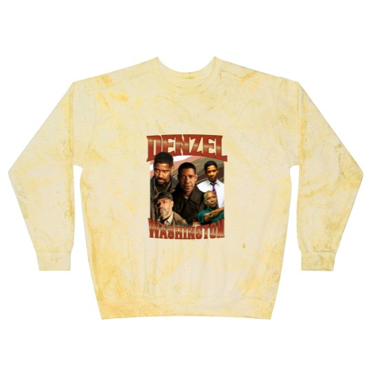 Discover DENZEL WASHINGTON Retro Vintage Blast Sweatshirts - Denzel Washington Tribute Blast Sweatshirts