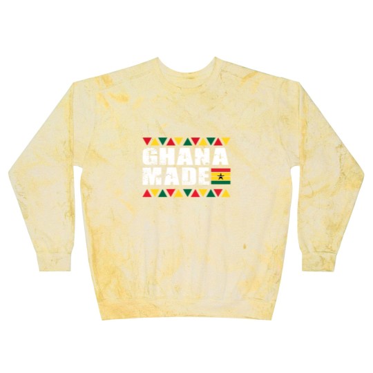 Discover Ghana Made Black Star Country Flag Blast Sweatshirts