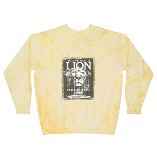 Discover Lion In Those Lungs Christian Blast Sweatshirts, Christian Faith Blast Sweatshirts, Gratitude Brandon Lake Blast Sweatshirts