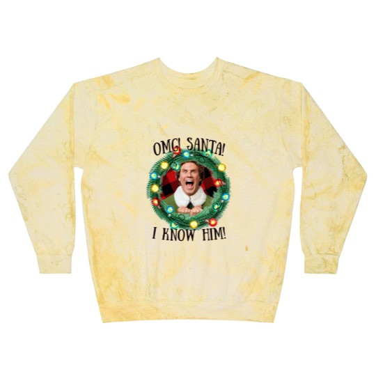 Discover Santa OMG I Know Him Blast Sweatshirts, Christmas Movie Blast Sweatshirts