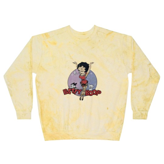 Discover Vintage 1988 Betty Boop in Fishnet Stockings Blast Sweatshirts