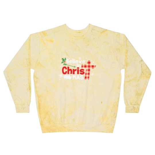 Discover Believe In Christmas Jesus Christ - Believe In Christmas - Blast Sweatshirts