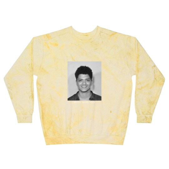 Discover Bruno Mars Mugshot Blast Sweatshirts