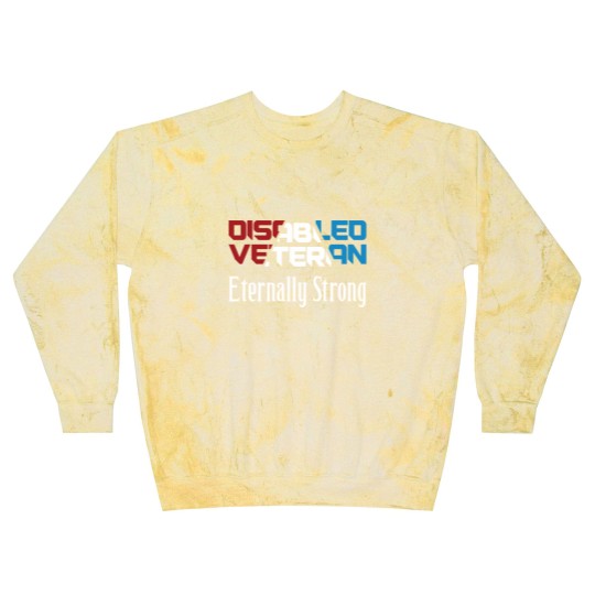 Discover Disabled Veteran Eternally Strong for American Veterans Red White Blue - Disabled Veteran - Blast Sweatshirts