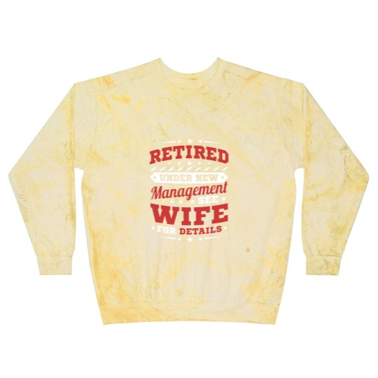 Discover Mens Retired Under New Management Blast Sweatshirts
