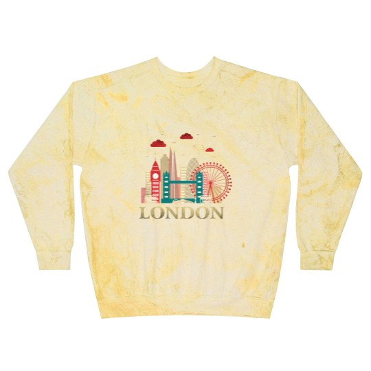 Discover London Souvenir London Souvenir City Vintage British U K Blast Sweatshirts