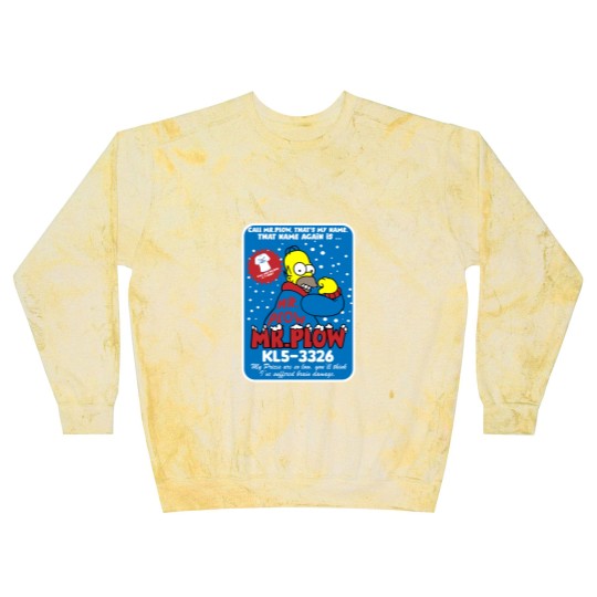Discover Mr Plow thats my name Blast Sweatshirts