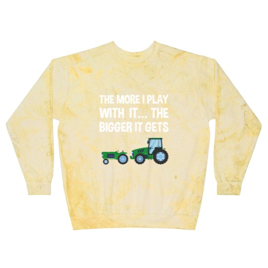 Discover The More I Play with it the bigger it gets Tractor Blast Sweatshirts