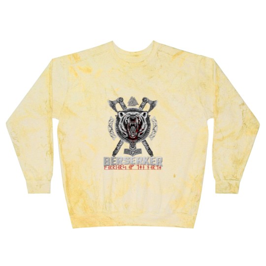 Discover Berserker Viking Norse Pagan Bear Warrior Blast Sweatshirts