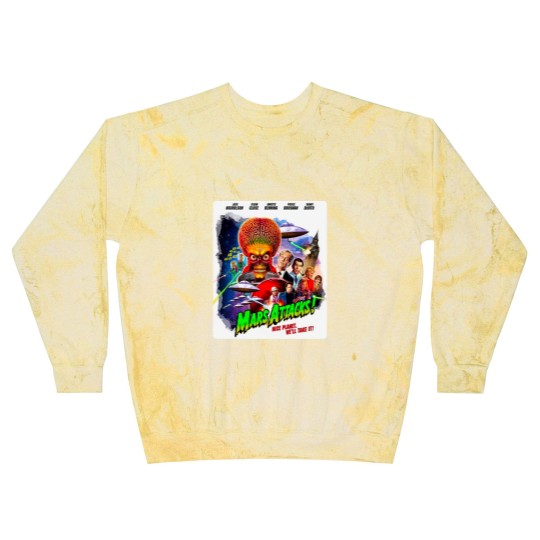 Discover Mars Attacks Soft Blast Sweatshirts, Mars Attacks Movie Poster Blast Sweatshirts