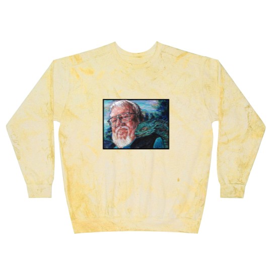Discover George R R Martin Father Of Dragons Blast Sweatshirts