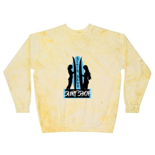 Discover Surfing Beach Baby Surf Shop Surf Board Classic Blast Sweatshirts