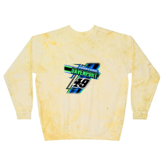 Discover Jonathan Davenport Late Model Dirt Track Blue Racing Graphic Blast Sweatshirts