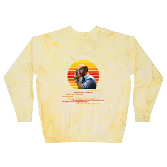 Discover Tom Cruise as Les Grossman from Tropic Thunder - Curse filled Rant Blast Sweatshirts