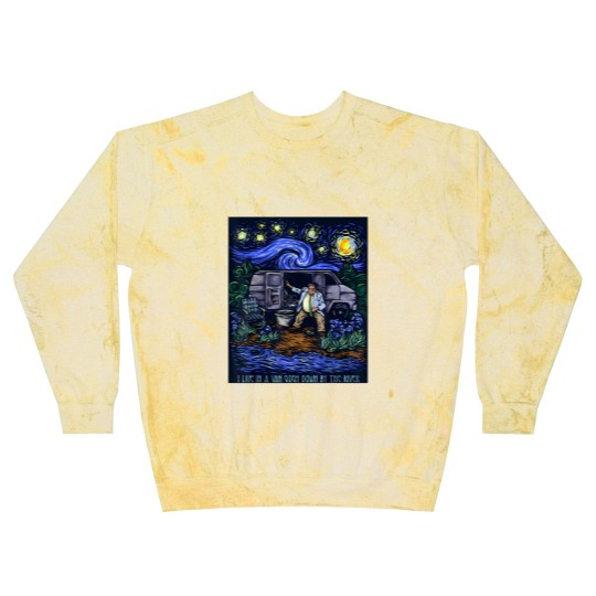 Discover i live in a van gogh down by the river t Blast Sweatshirts