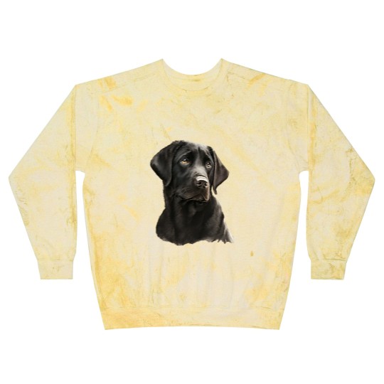 Discover Black Labrador Black Labrador- Black Labrador Head And Shoulders Blast Sweatshirts