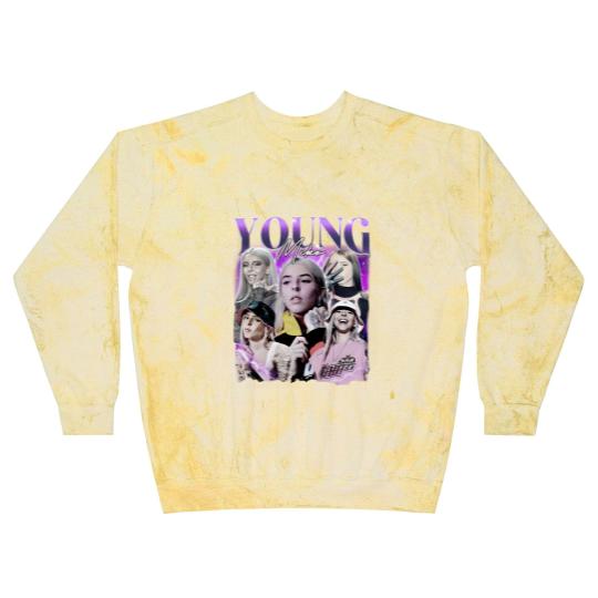 Discover Young Miko Rap Blast Sweatshirts, Baby Miko Trap Kitty Vintage 90s Style Blast Sweatshirts