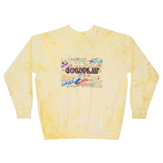 Discover Coldplay World Tour 2023 Blast Sweatshirts, Vintage Coldplay Tour Blast Sweatshirts