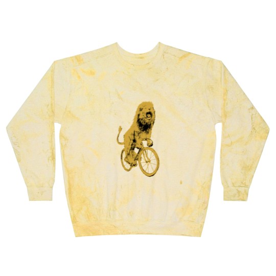 Discover Bicycling Lion Blast Sweatshirts - Screen Printed Unisex Blast Sweatshirts, Lion Blast Sweatshirts, Lion Lovers, Bike Blast Sweatshirts, Alternative Apparel, Dark Cycle Clothing
