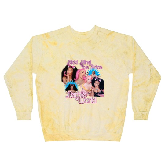 Discover Nicki Minaj x Ice Spice Barbie World Vintage Blast Sweatshirts