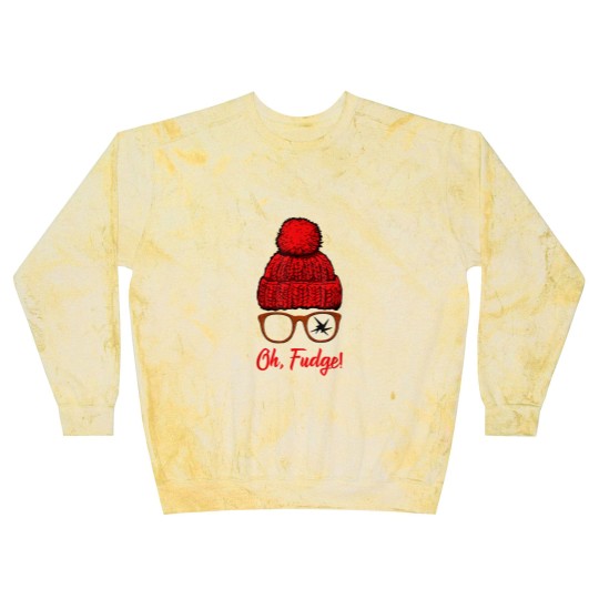 Discover Oh Fudge Funny Christmas Candies Geek Nerd Blast Sweatshirts