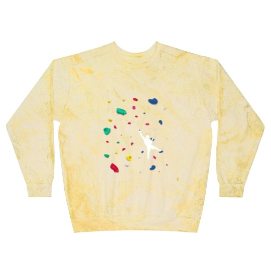 Discover Climbing Boulder Wall Rock Climber Bouldering Blast Sweatshirts