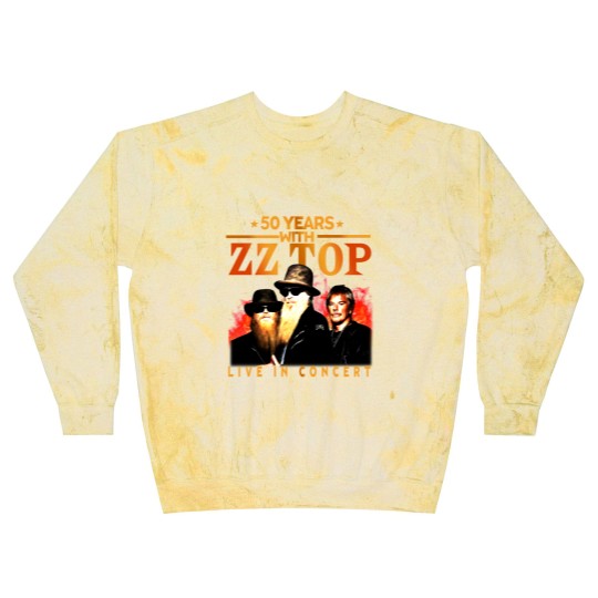 Discover ZZ Top 50 Years Live In Concert The Memories Blast Sweatshirts, ZZ Top Blast Sweatshirts