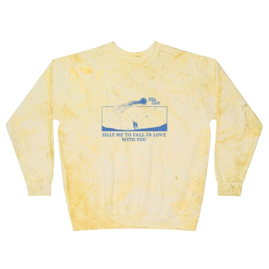 Discover Silly Me To Fall in Love With You Billie aesthetic Blast Sweatshirts, Happier than ever Blast Sweatshirts