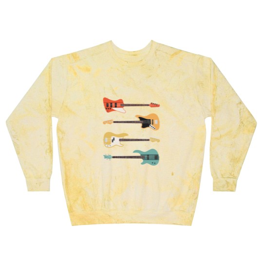 Discover Vintage Bass Guitar - Bassist Rock Music Band Gift Blast Sweatshirts