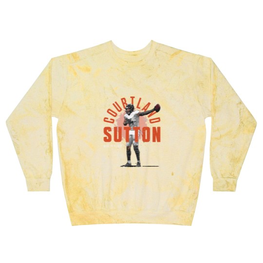 Discover Courtland Sutton Denver Player Name - Courtland Sutton - Blast Sweatshirts