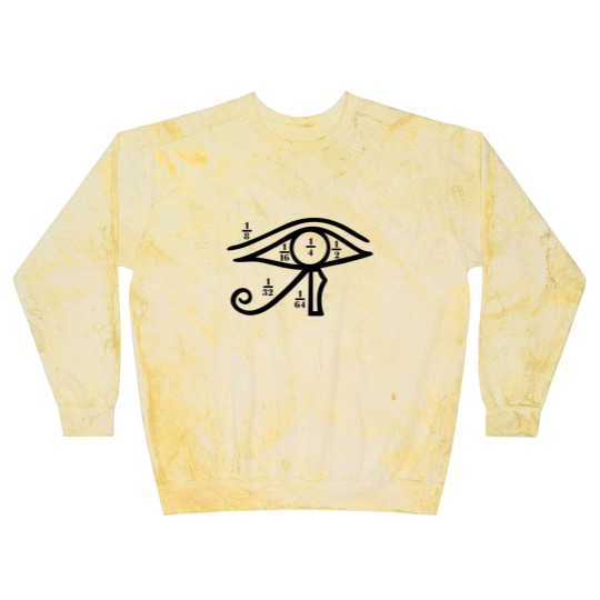 Discover Eye of Horus, Heqat, Fractional Numbers, Egypt Blast Sweatshirts