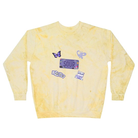 Discover Olivia Sour Tour 2023 Blast Sweatshirts, Olivia Rodrigo Blast Sweatshirts, Sour Album Blast Sweatshirts