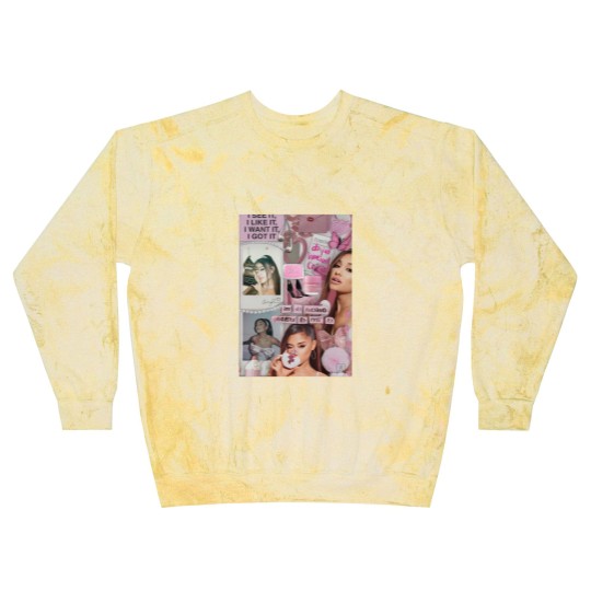 Discover Vintage Ariana Grade Blast Sweatshirts, Music Concert Graphic Blast Sweatshirts