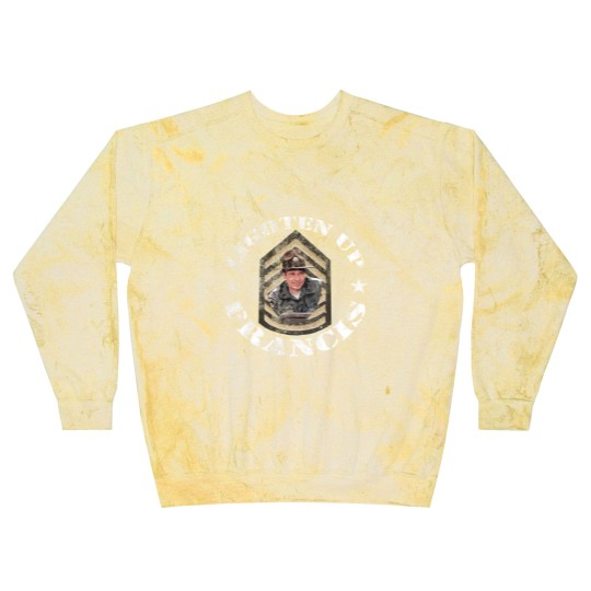Discover Lighten Up Francis, distressed - bil mur - Blast Sweatshirts