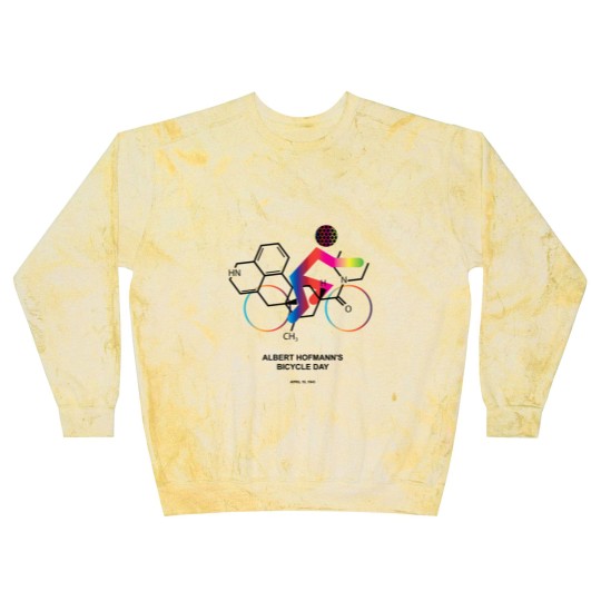 Discover Albert Hofmann's Bicycle Day Blast Sweatshirts