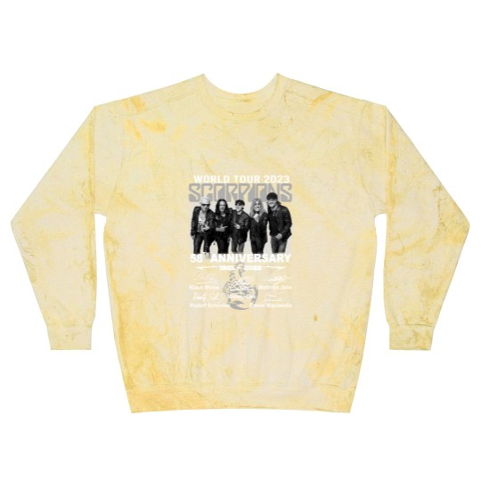 Discover 58TH ANNIVERSARY Scorpions world tour 2023 Blast Sweatshirts, Scorpions Blast Sweatshirts