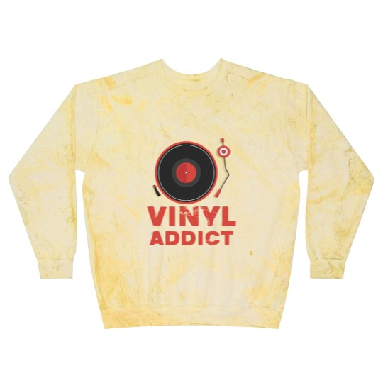 Discover Vinyl Addict Blast Sweatshirts for Vinyl Turntable DJs Blast Sweatshirts