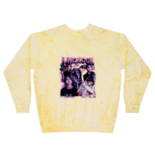 Discover Jungkook Blast Sweatshirts, Jungkook Vintage Style Blast Sweatshirts, Jungkook Vintage Unisex Blast Sweatshirts