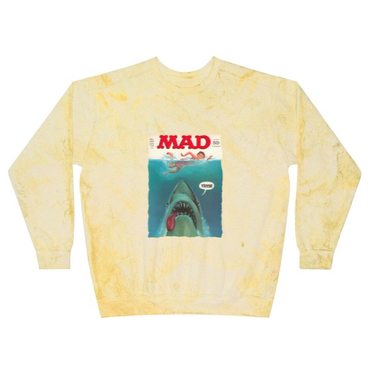 Discover Mad Magazine Jaws Cover Deep Sea Funny Super Cool Best Gift Top Blast Sweatshirts Blast Sweatshirts