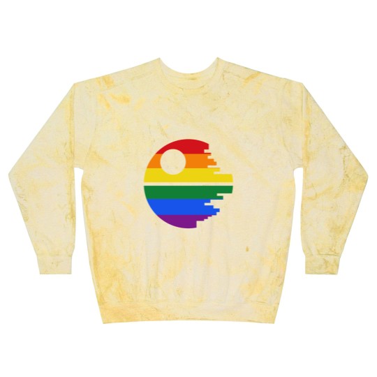Discover Rainbow Death Star Blast Sweatshirts