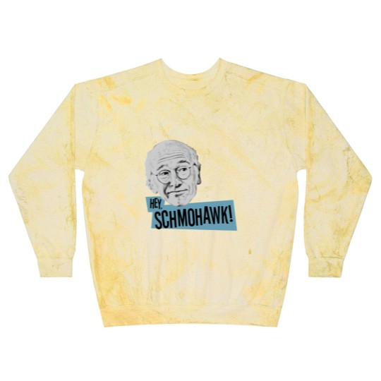 Discover Larry David Curb Your Enthusiasm "Schmohawk"funny Blast Sweatshirts