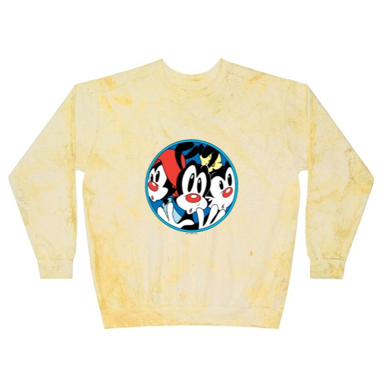 Discover Animaniacs | Warner Siblings Circle Graphic Blast Sweatshirts