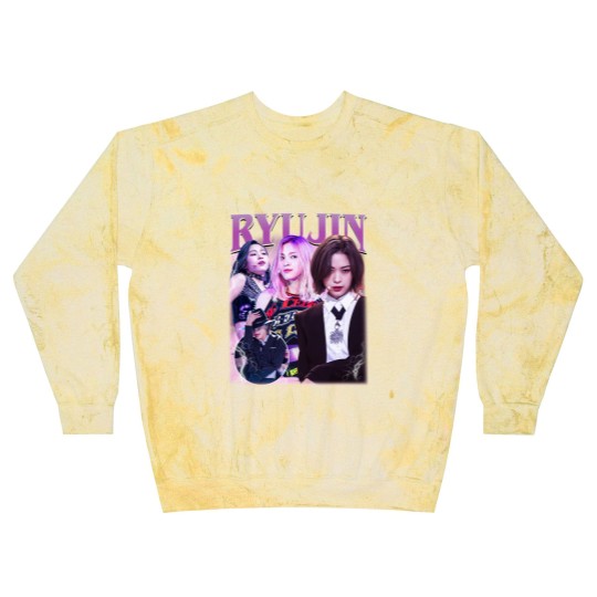 Discover Limited Ryujin Vintage Blast Sweatshirts, ITZY Blast Sweatshirts