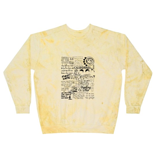 Discover B182 Blast Sweatshirts, Blink -182 World Tour 2023, Pop-Punk Band Blast Sweatshirts