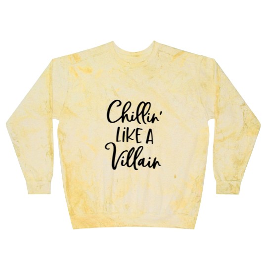 Discover Chillin Like A Villian Blast Sweatshirts