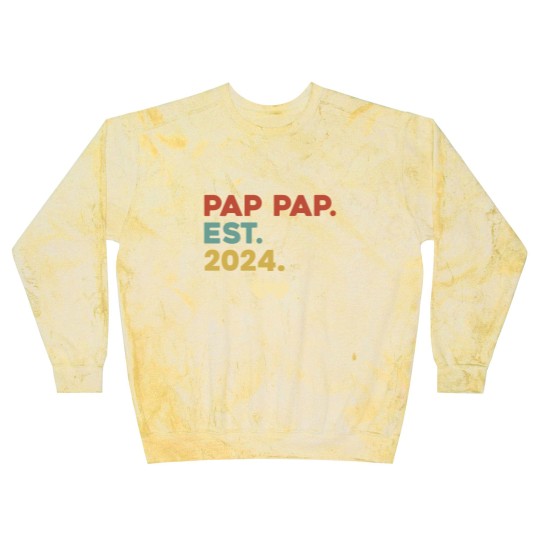 Discover Pap Pap Est 2023 Pap Pap To Be Established 2023 Blast Sweatshirts