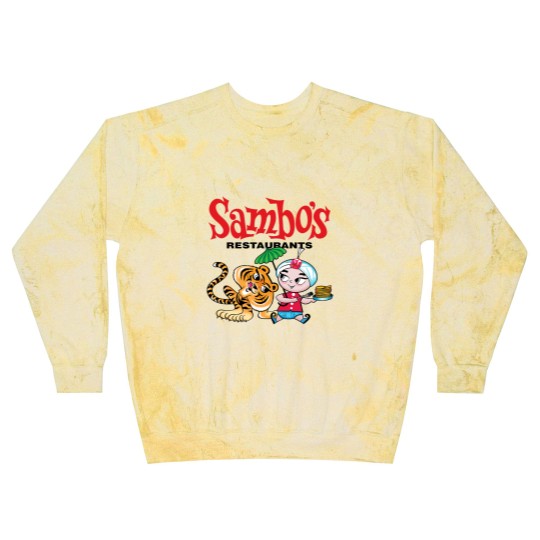 Discover Sambo's Restaurant Logo with Sambo and Tiger Blast Sweatshirts