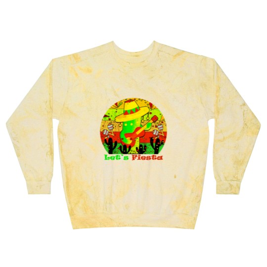 Discover Lets Fiesta Cinco De Mayo Mexican Guitar Cactus Blast Sweatshirts