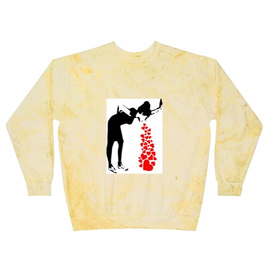 Discover Lovesick Street Art By Banksy - Street Art Work Graffiti - Artwork Design For Women Men Kids Poste Blast Sweatshirts