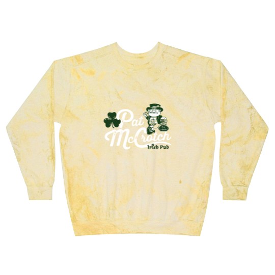 Discover Pats Mccrotch Irish Pub Leprechaun Funny St Patricks Day Blast Sweatshirts